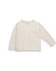 JERSEY LS T-SHIRT - beige melange