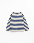 STRIPED LS T-SHIRT KIDS - DARK BLUE