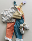 STRIPED JERSEY SWEATER KIDS - BLUE