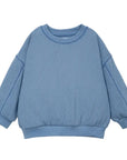 JERSEY SWEATER WASHED BLUE - KIDS