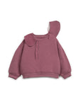 FLEECE SWEATER KIDS - BORDEAUX