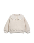 FLEECE SWEATER KDIS - BEIGE MELANGE