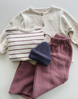 JERSEY CARDIGAN KIDS - PENCIL