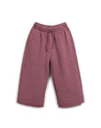 FLEECE TROUSERS KIDS - BORDEAUX