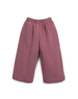 FLEECE TROUSERS KIDS - BORDEAUX