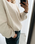 FLEECE SWEATER WOMAN - GRAFITE