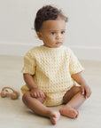 RELAXED BUBBLE ROMPER - YELLOW