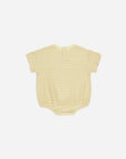RELAXED BUBBLE ROMPER - YELLOW