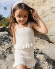 CROCHET TANK SET OF 2 - IVORY