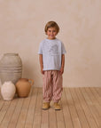 RELAXED JOGGER - POPPY STRIPE