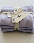 MUSLIN CLOTHS PACK - 3x Lavender