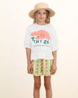 Rose Pattern Shorts - KIDS