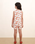 Blossoms Twill Short One-Piece - KIDS