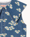 Blossoms Denim Dress - KIDS