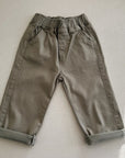 STRAIGHT FIT PANTS KHAKI