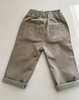 STRAIGHT FIT PANTS KHAKI