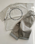 STRAIGHT FIT PANTS KHAKI