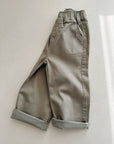 STRAIGHT FIT PANTS KHAKI