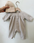 SNAP SUIT - BEIGE