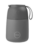 FOOD'IE - Thermos voor Baby’s & Volwassenen - Dark Grey