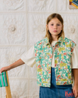 Color Herbalist all over twill vest - KIDS
