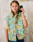 Color Herbalist all over twill vest - KIDS