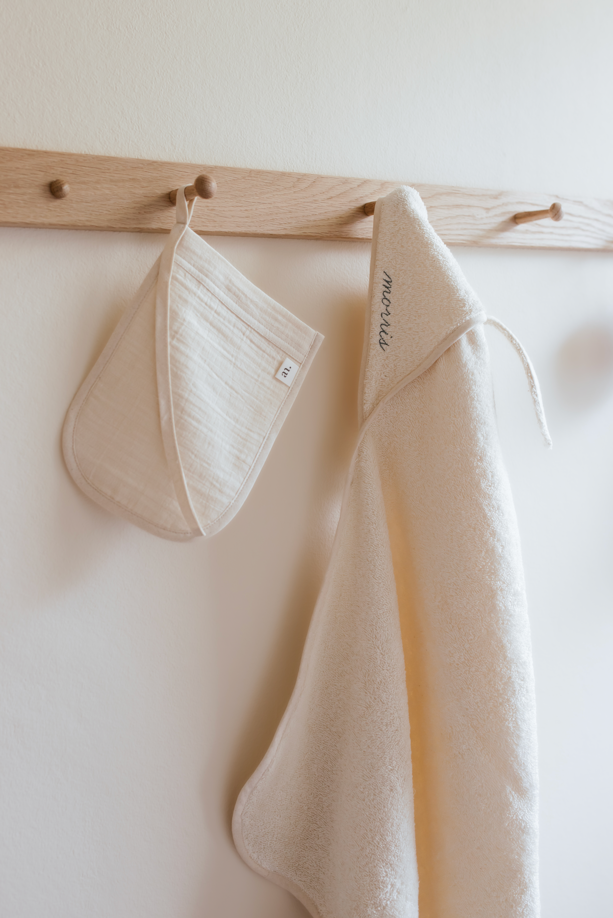 BATH CAPE TERRY MIDI - personaliseerbaar