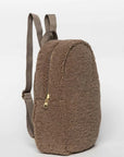 Chunky Backpack - midi brown teddy