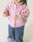TERRY CARDIGAN PINK