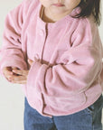 TERRY CARDIGAN PINK
