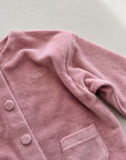 TERRY CARDIGAN PINK