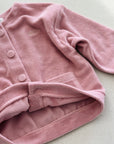 TERRY CARDIGAN PINK