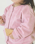 TERRY CARDIGAN PINK