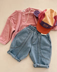 TERRY CARDIGAN PINK