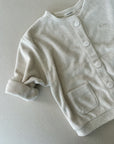 TERRY CARDIGAN SKY