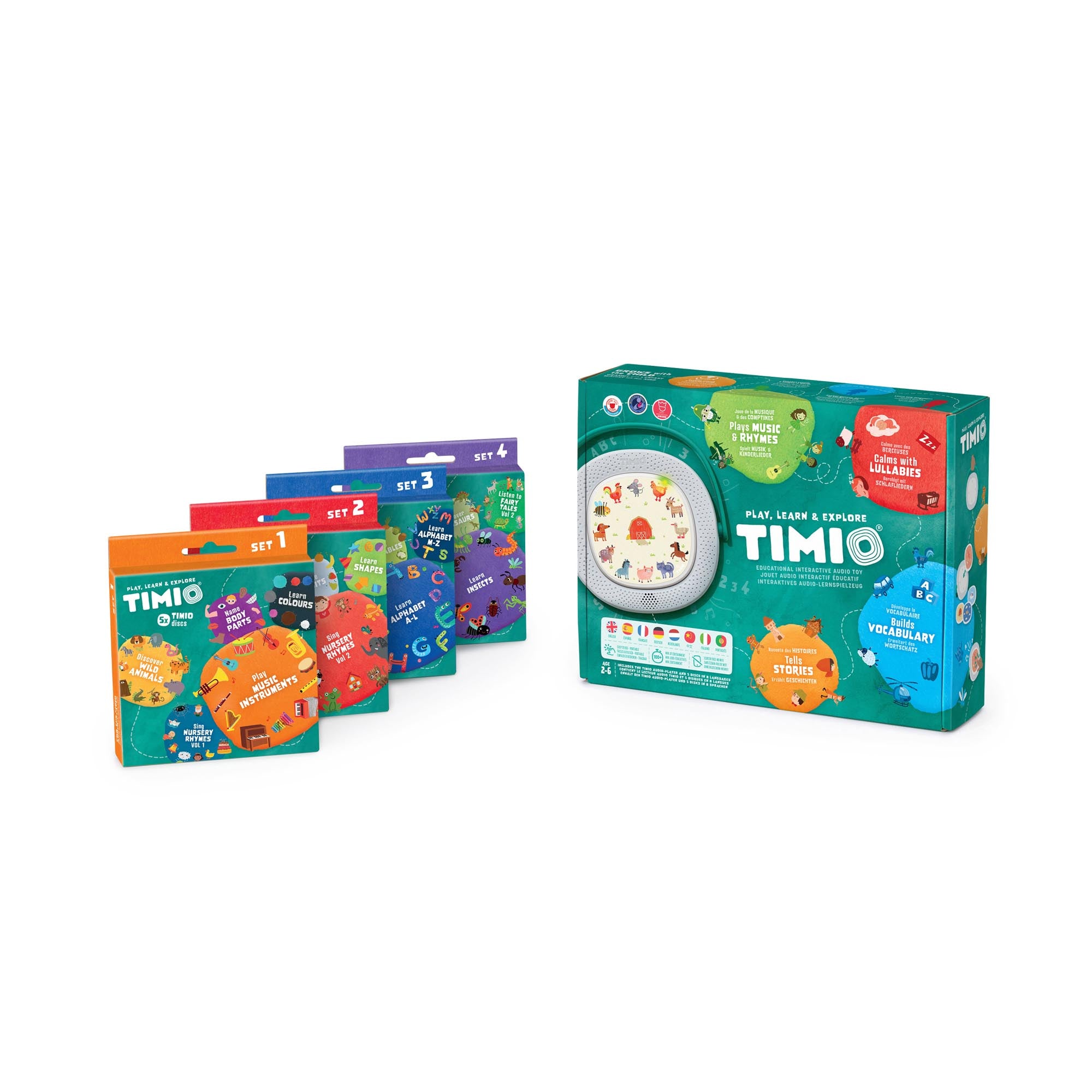 TIMIO STARTER KIT + 5 DISCS