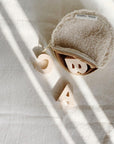 Chunky wallet - teddy ecru