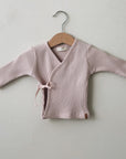 RIB VEST OLD ROSE - baby