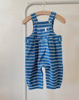 WAFFLE OVERALL BLUE STRIPES