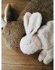 CUDDLY + HEAT PILLOW RABBIT SMALL - WHITE