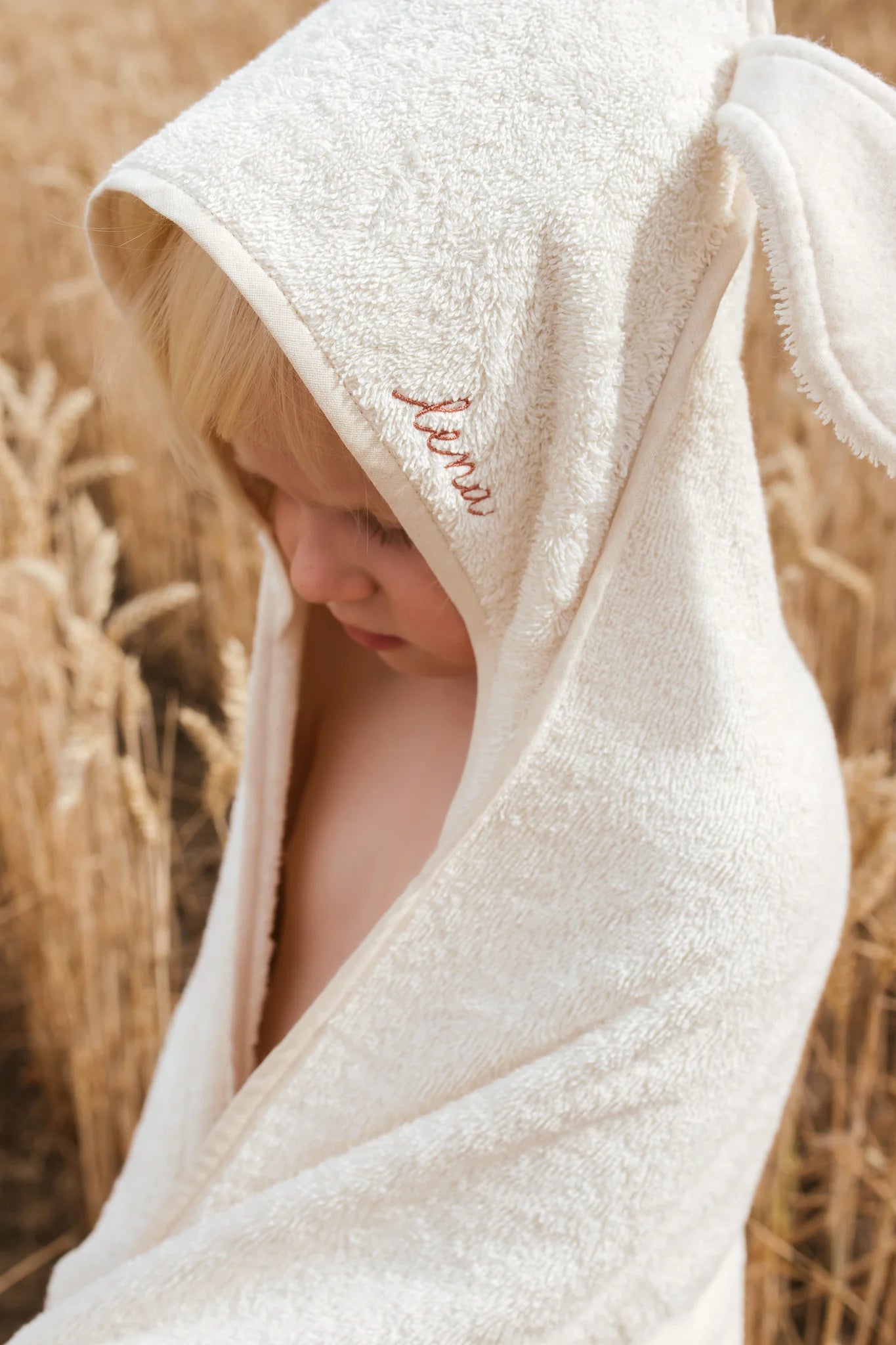 BATH CAPE TERRY MIDI - personaliseerbaar