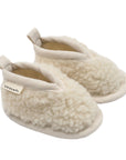 MERINO BOOTIES - milk