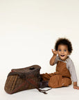 DUGAREE RAIN PANTS - rust