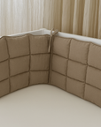 BED BUMPER - Dusted brown