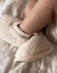 MERINO BOOTIES - milk