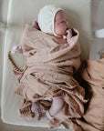 SWADDLE 120x120 - pale taupe