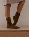 KNEE SOCKS - Terracotta