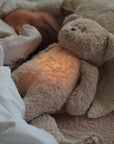 HUMMING BEAR - licht + geluid - Cappuccino
