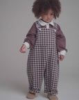 August Sky Gingham Dungaree