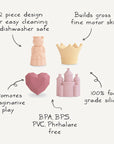 BATH SET 4-PACK - PRINCESS